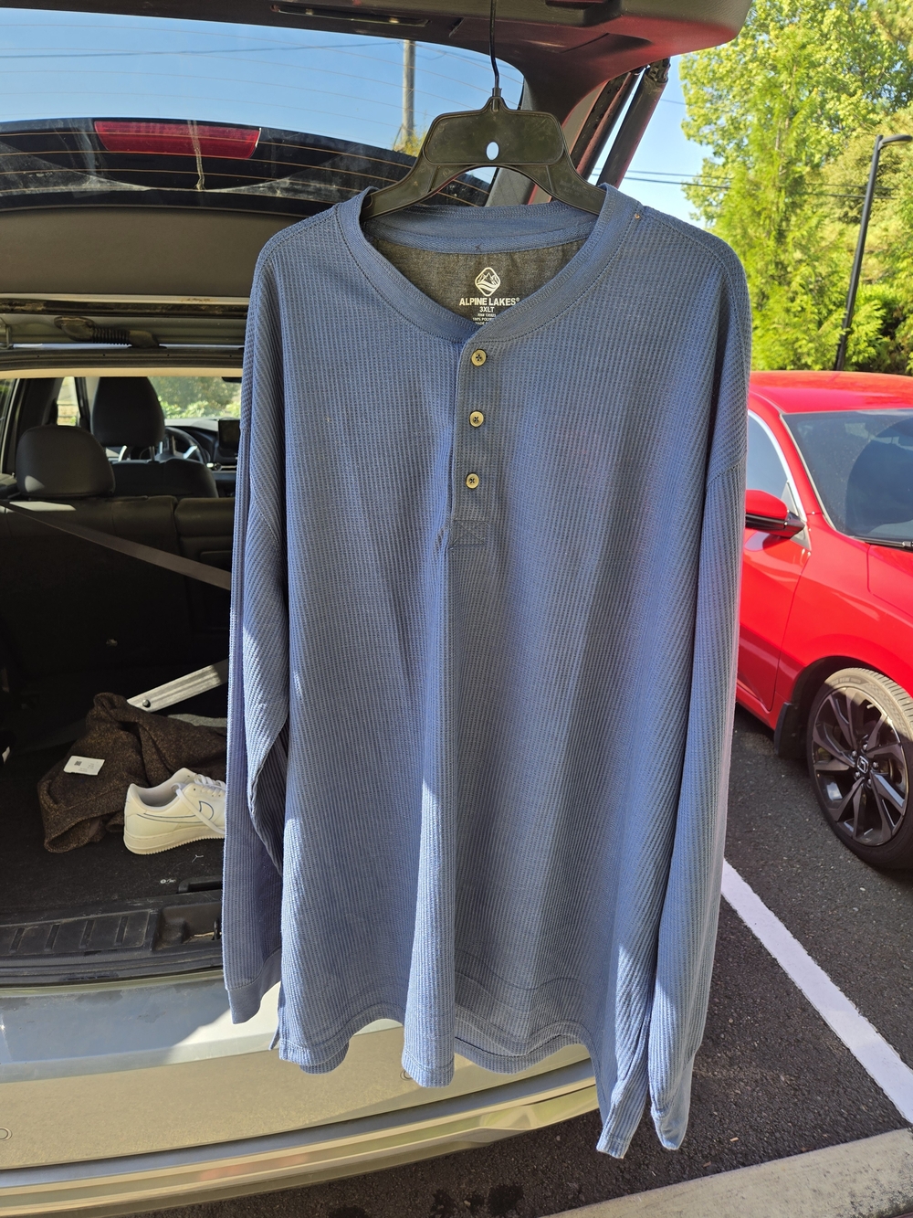Alpine LAKES Blue Size 3 X Men's Long Sleeve Shirt